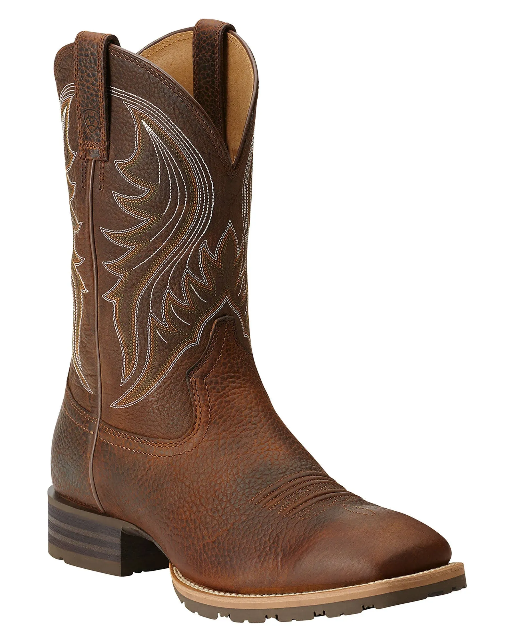 Ariat Men's Hybrid Rancher Western Boots - Distressed Brown