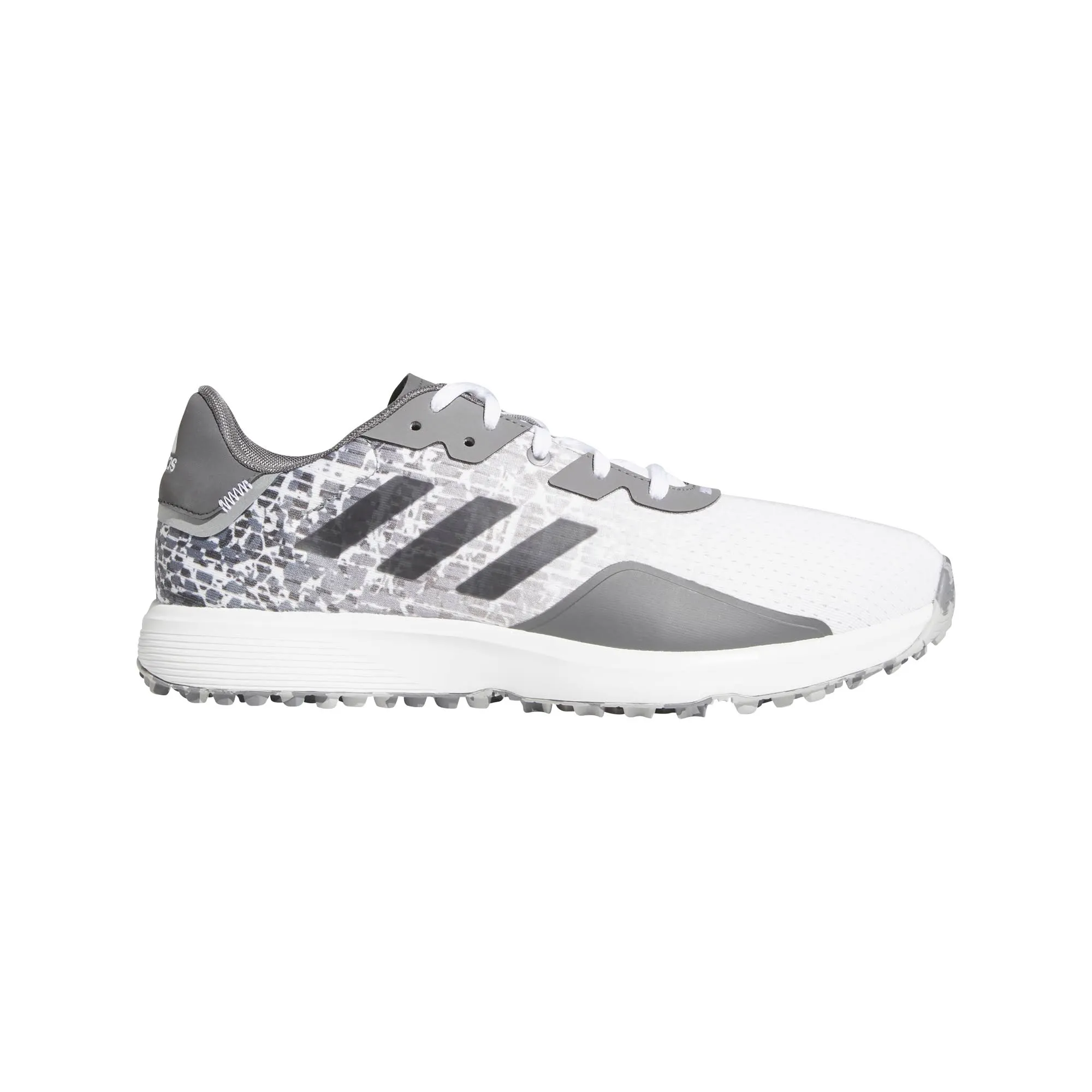 Adidas S2G SL Spikeless Golf Shoes - White/Grey/Grey Two - Size: 7.5 W