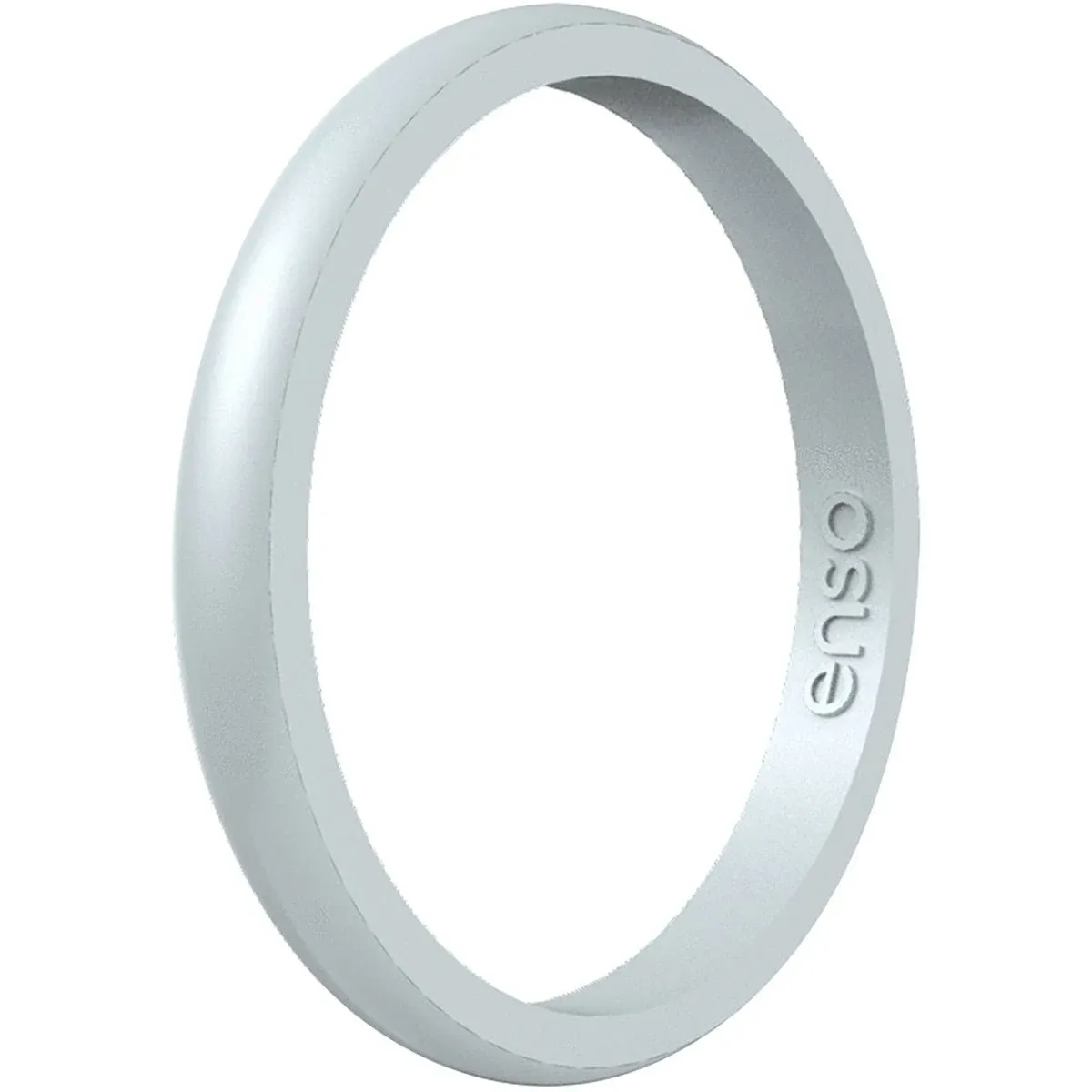 Enso Rings Birthstone Classic Halo Silicone Ring | Diamond | Size 5