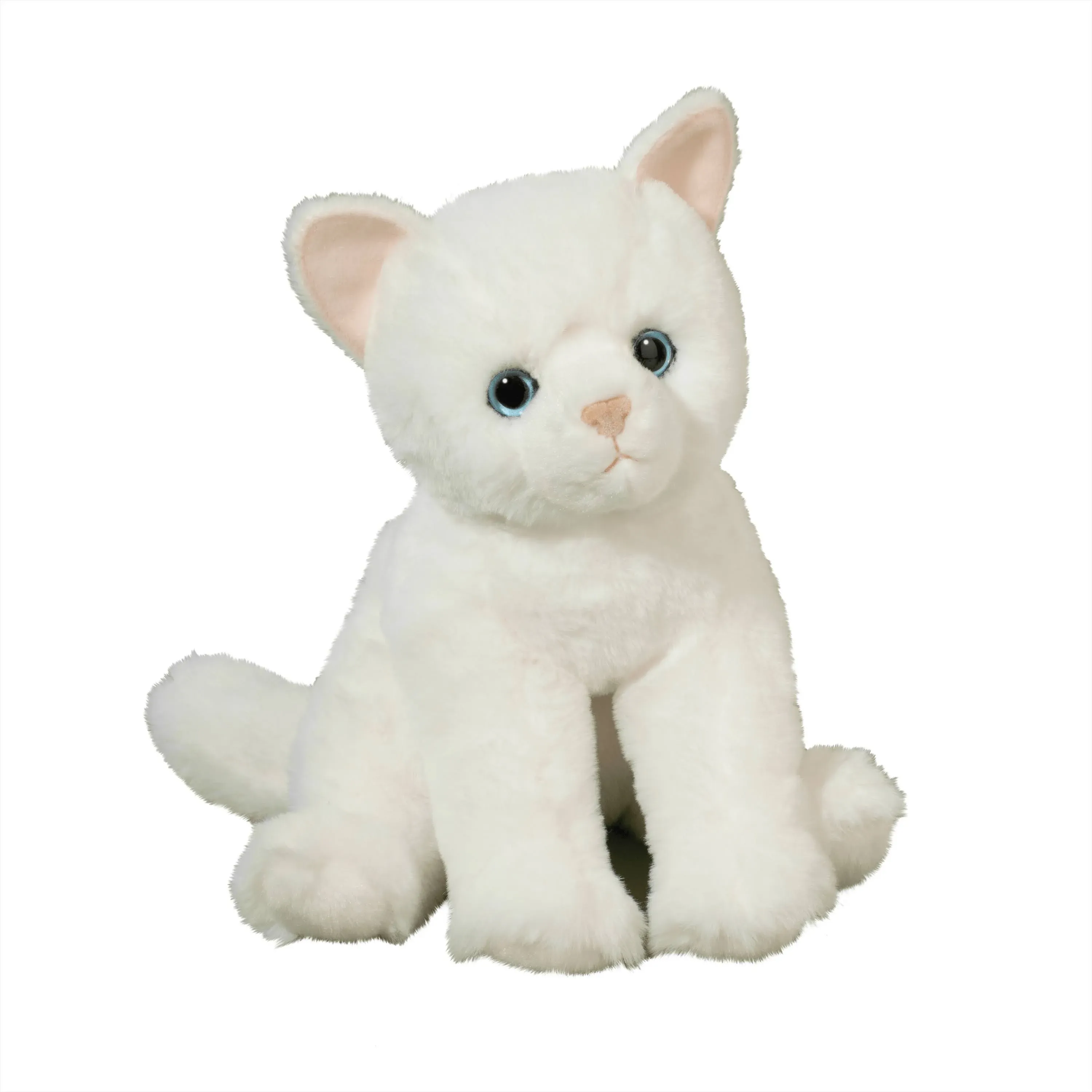 WINNIE the Plush Soft WHITE CAT Stuffed Animal - by Douglas Cuddle Toys - #15052