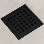 Vigo VG07004 Shower Drain 2-1/4&#034; Connection Pattern Grate Shower - Black