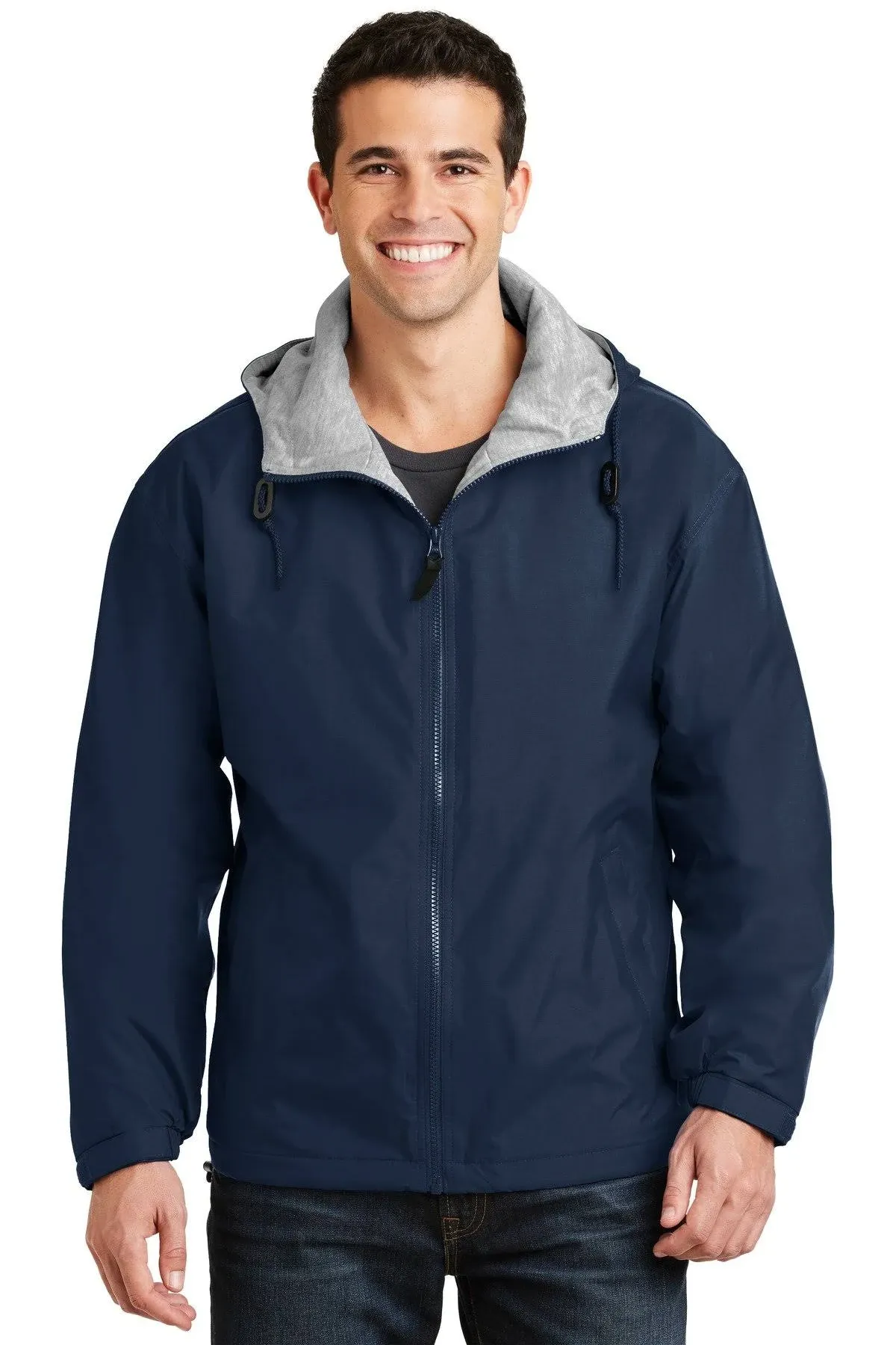 Port Authority JP56 Team Jacket - Bright Navy/Light Oxford