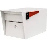 Mail Boss Mail Manager Locking Security Mailbox, White