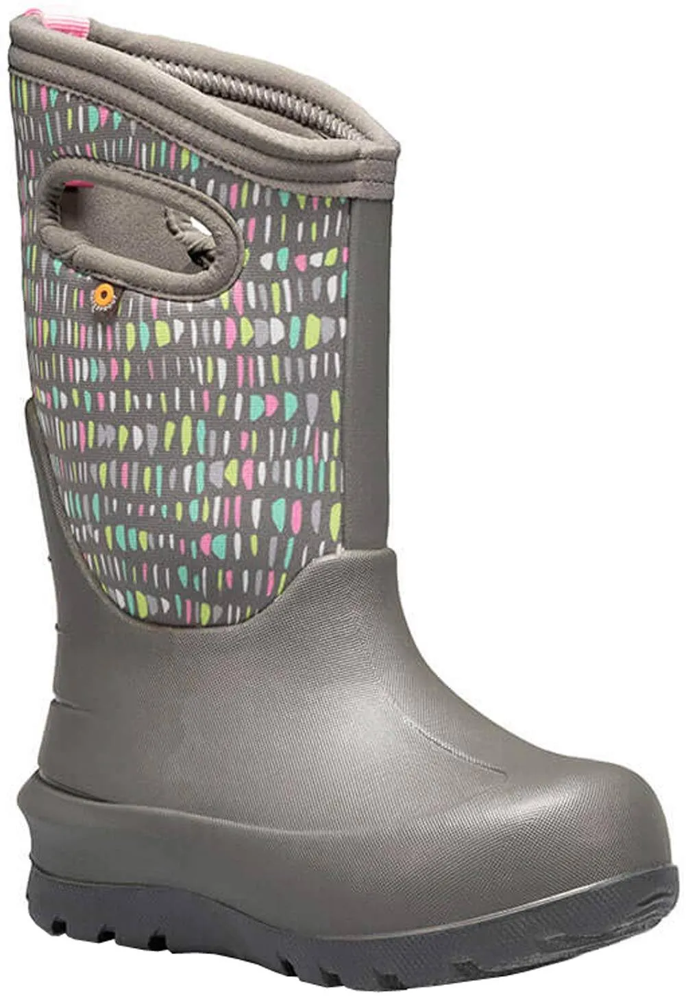 Bogs Neo Classic Twinkle Insulated Waterproof Boot Dark Gray Multi