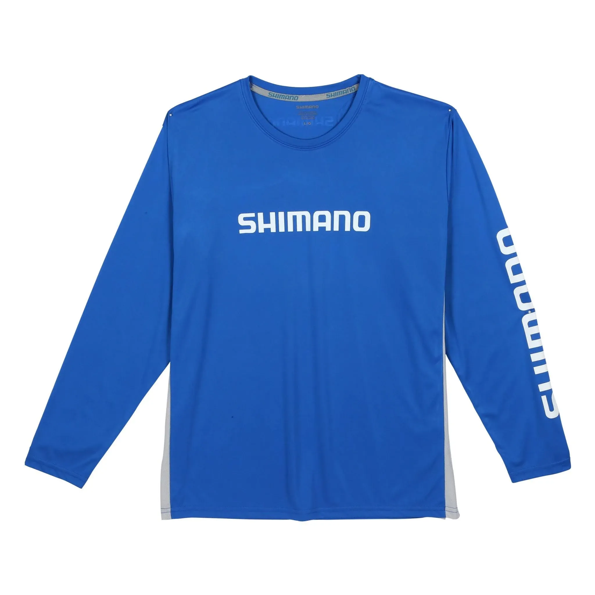 Shimano Long Sleeve Tech Tee Color - Royal Blue Size - MD (ATEEVAPLSMRBL<wbr/>) Fis...