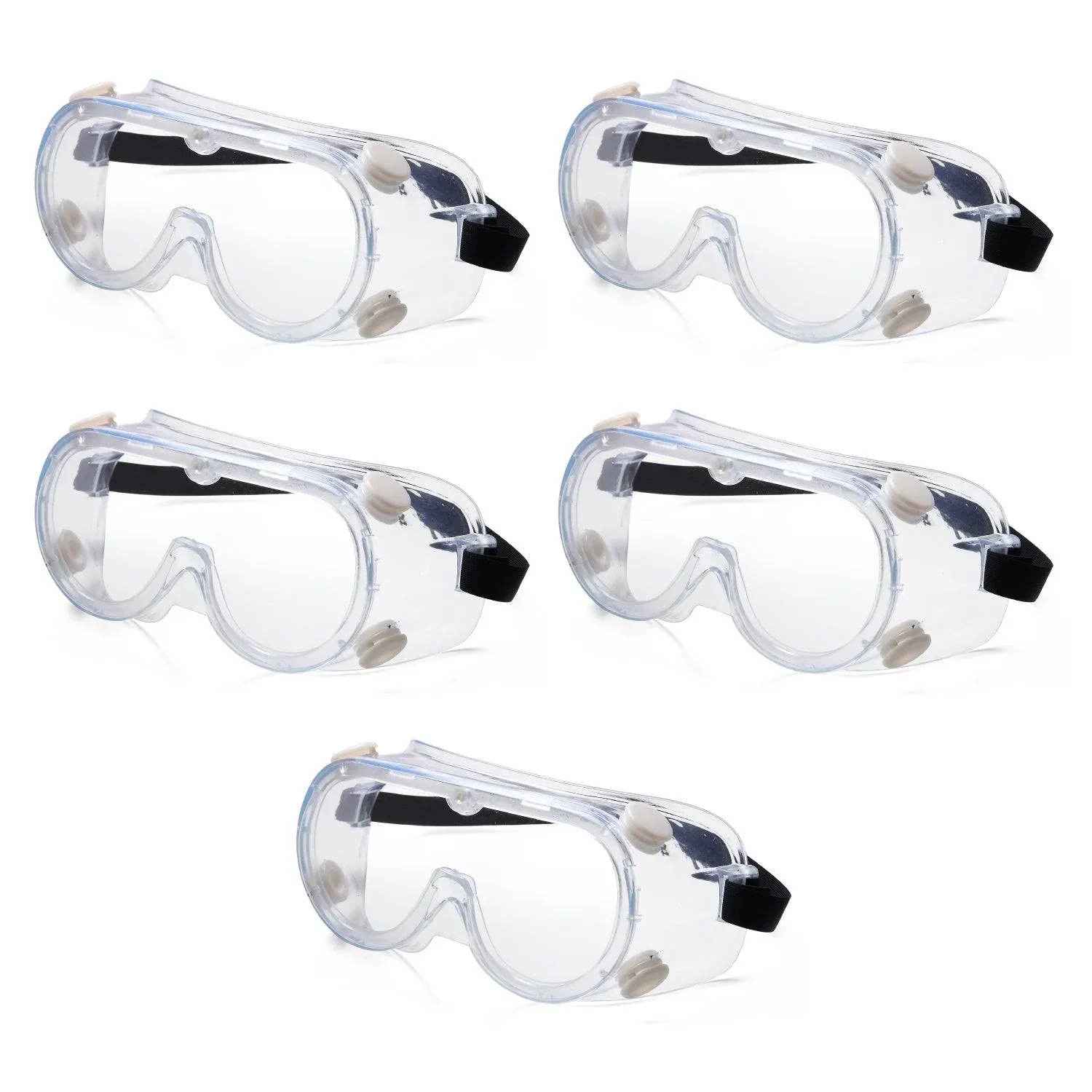 Gamma Ray Protective Anti-Fog Safety Goggle Glasses - Pack of 20