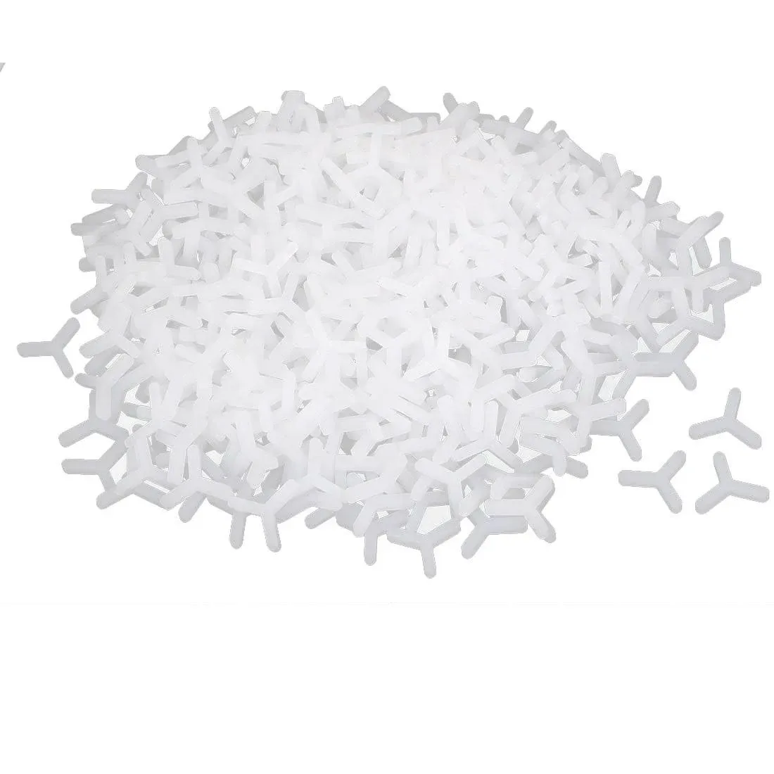 Wall Floor Ceramic Tile Plastic Y Type Spacers Tiling Tools 3mm White 1000pcs