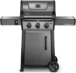 Freestyle 365 Propane Gas Grill with Range Side Burner, Graphite Grey Napoleon