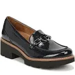 Diedre Lug Platform Loafer In Black