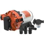 SEAFLO 12V 56A Series 5.0 GPM Variable Speed Smart On Demand Marine/RV 5-Chamber Diaphragm Pump