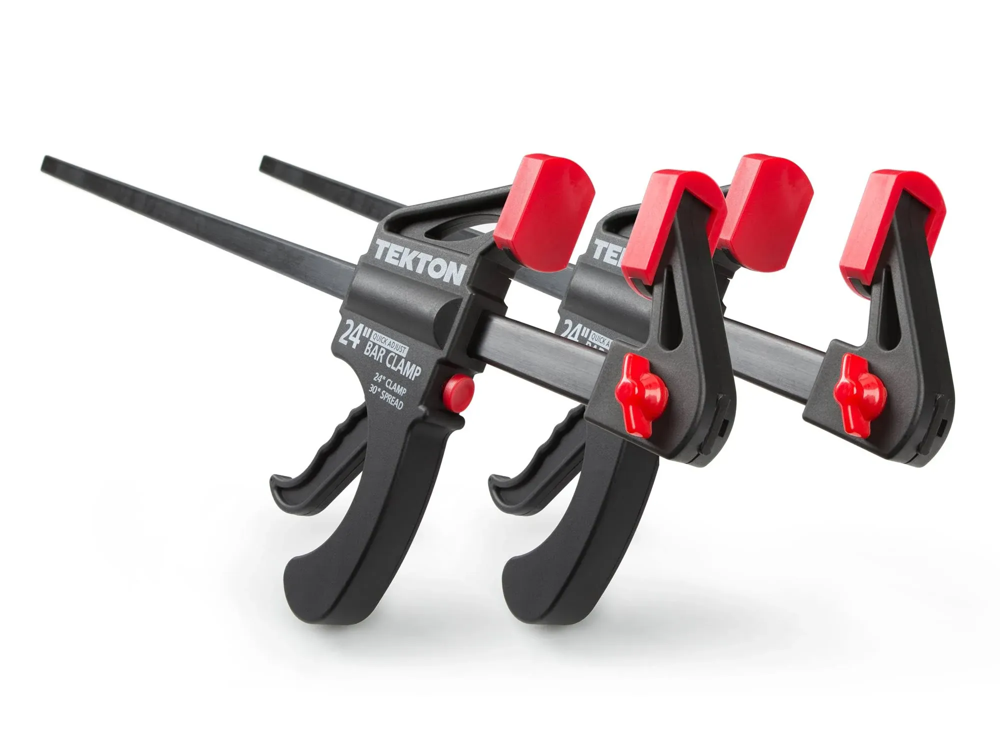 TEKTON 24 Inch Ratchet Bar Clamp / 30 Inch Spreader Set