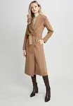 Tahari Elliot Wool-Blend Wrap Coat