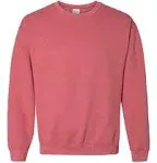 Gildan Adult Fleece Crewneck Sweatshirt, Style G18000 Heather Red, Medium