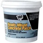 DAP 32-oz Waterproof Interior/Exterior Gray Concrete PatchDAP 32-oz Waterproof Interior/Exterior Gray Concrete Patch