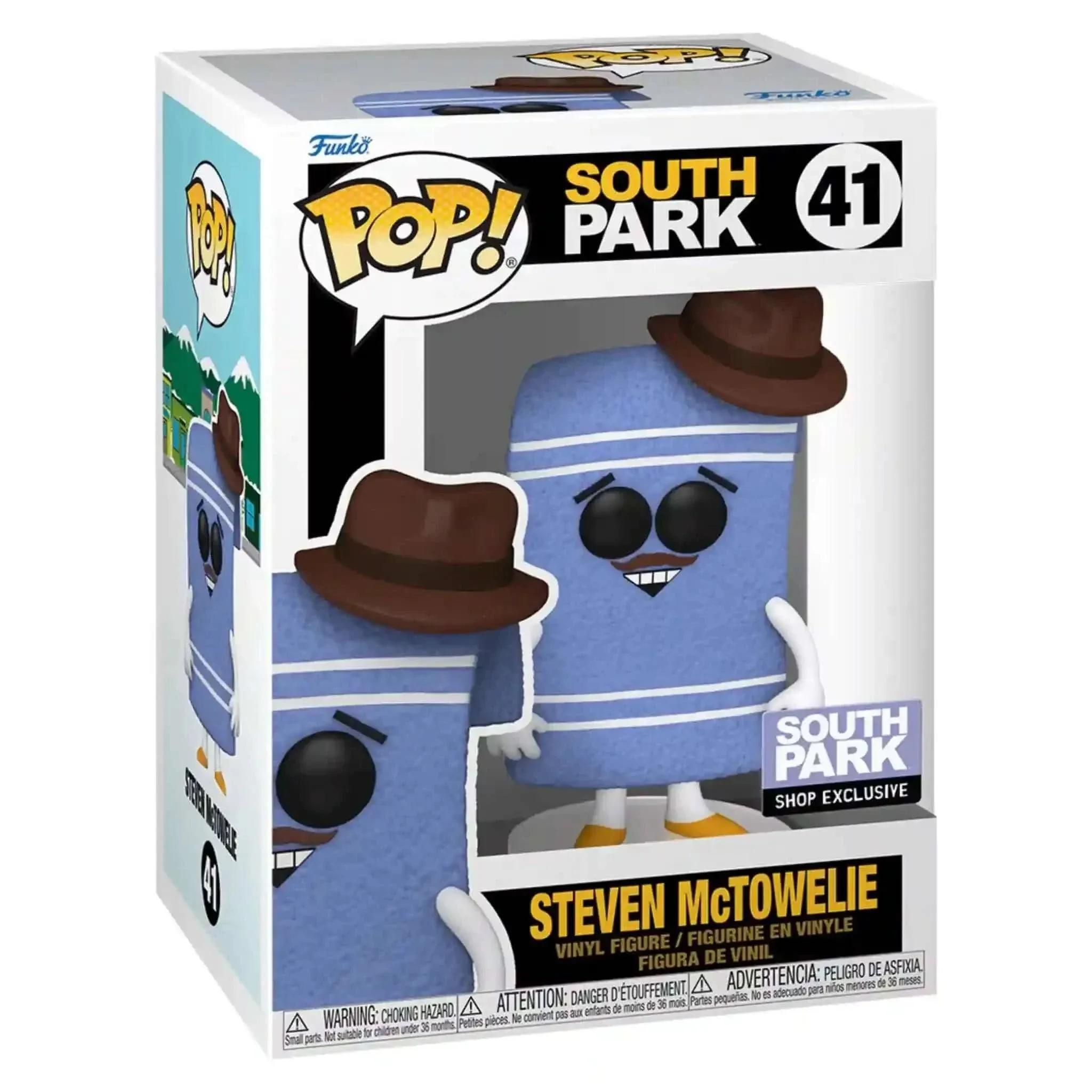 FUNKO POP! #41 STEVEN MCTOWELIE SOUTH PARK SHOP EXCLUSIVE New w/ Prot