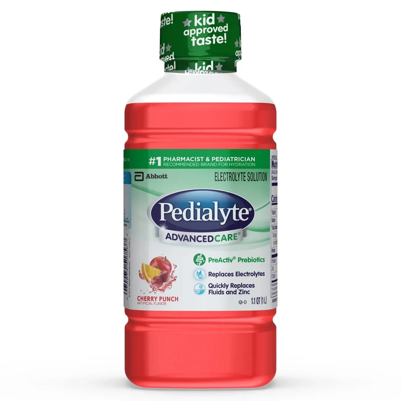 Pedialyte, Pedialyte Advanced Care Electrolyte Solution, 33.8 Oz