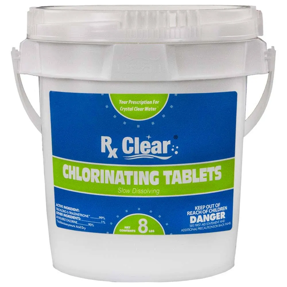 RX Clear 3" Stabilized Chlorine Tablets - 15 lbs.