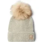 Columbia 186210 Winter Blur Pom Pom Beanie - Chalk - One Size Fits Most