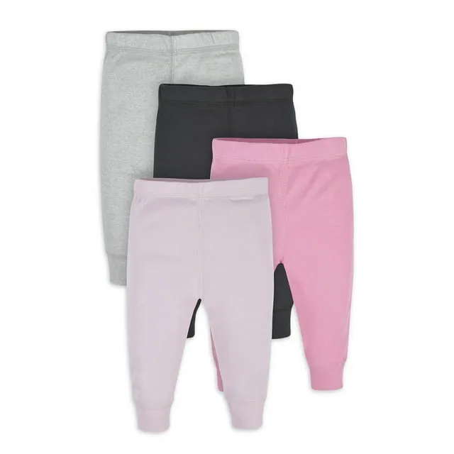 Gerber Baby Girls 4-Pack Active Pants