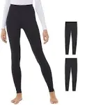 32 Degrees Women's 2 Pack Performance Thermal Legging - Small - Black - NWT