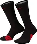 Nike Elite Crew Basketball Socks Black/Red / M