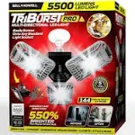 NEW TRIBURST Pro, Bell+Howell High Intensity Lighting with 144 LED Bulb, 3 way 