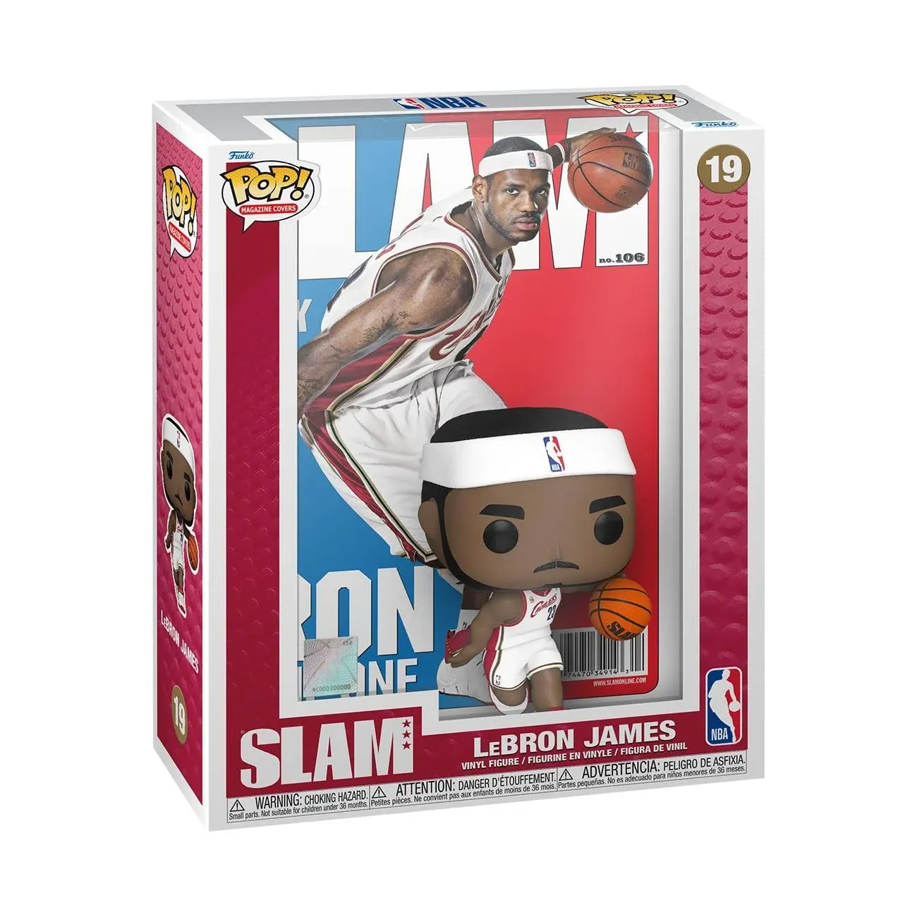 NBA: Slam Lebron James Pop! Cover