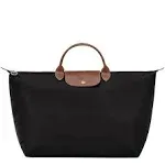 Longchamp Large Le Pliage Travel Bag - Black