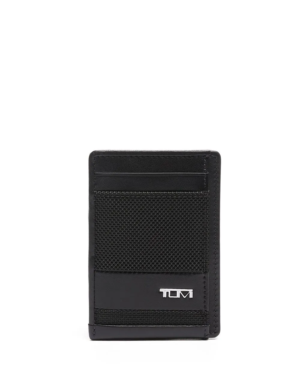 Tumi Alpha Black Money Clip Card Case