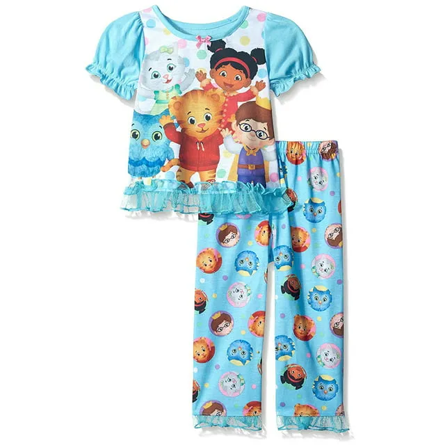 Daniel Tiger Toddler Girls Short Sleeve Poly Pajama Set