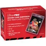 Ultra Pro Semi Rigid 1/2 inch Lip Sleeves, 200 Count, Vinyl Material