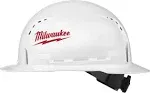 Milwaukee 48-73-1010 Type 1 Class C Full Brim Vented Hard Hat with Bolt Accessories