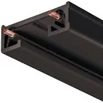 Juno Lighting R 8Ft Bl Track Section, 8 Ft, Black