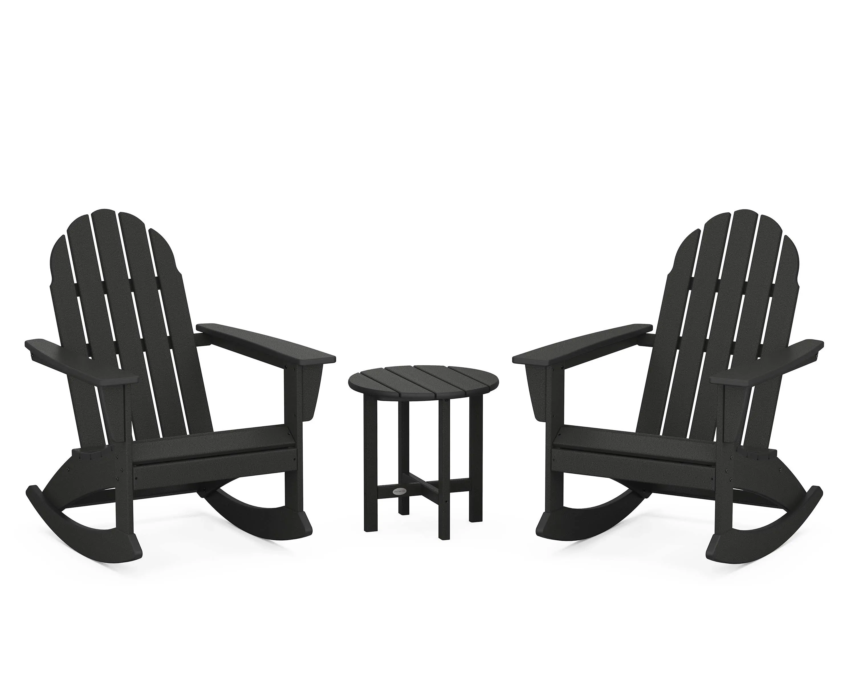 POLYWOOD Vineyard 3-Piece Adirondack Rocking Chair Set