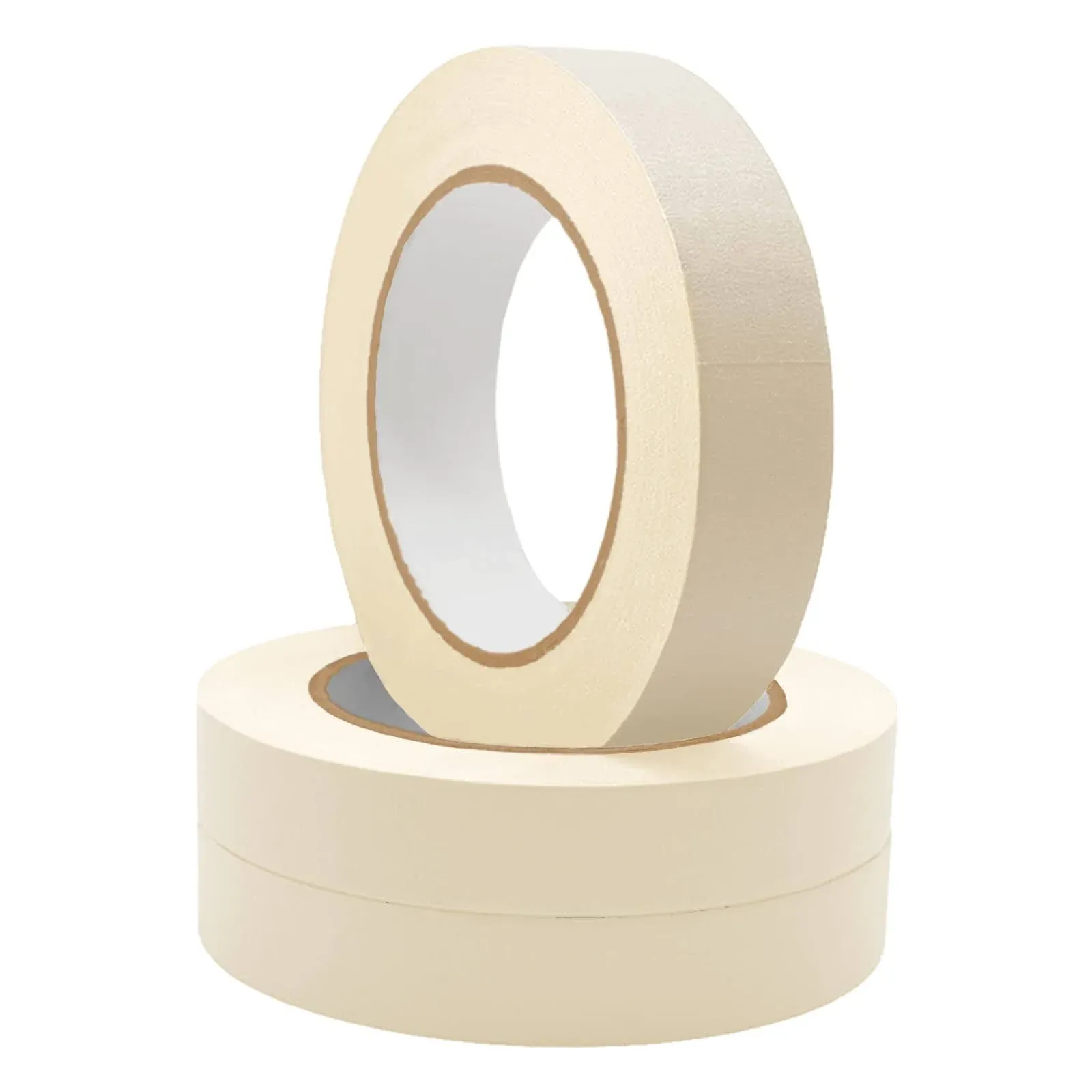 White Masking Tape 3 Pack, General Purpose Beige Painter&#039;s Tape 0.7inch x 