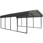 Arrow Steel Carport 12 x 20 x 7 ft. Charcoal