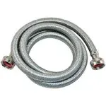 Eastman 10 ft. Braided Stainless-Steel Washing Machine Hose, 48640