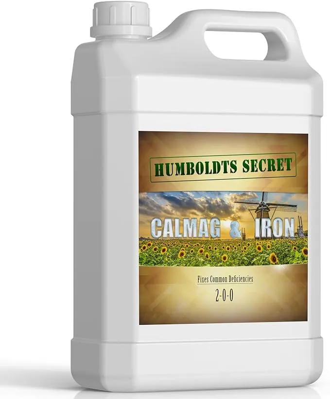 Humboldts Secret Calcium, Magnesium and Iron Supplement – Hydroponic Supplies – Liquid Nutrient Fertilizer – Supports Vegetative and Flowering Stage