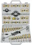 Pittsburgh Nitride-Coated Alloy Steel Metric Tap & Die Set