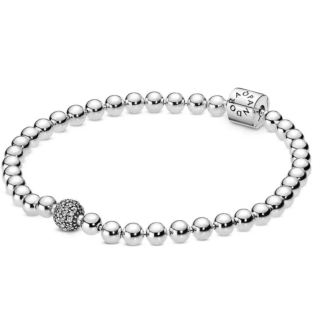 Pandora Beads & Pavé Bracelet