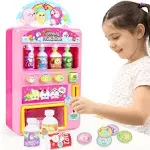 Kids Toy Vending Machine Toys for Kids with Music and Lights Juice Drink Vending Machines Dispenser Toys Perfects for Kids Girls and Boys Age 3-8