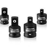 WORKPRO 4PC Impact Socket Adapter Reducer Set 1/4&#034; 3/8&#034; 1/2&#034; Socket Adapter Sets