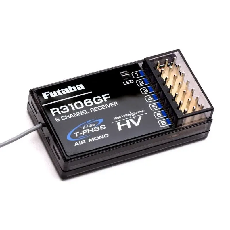 Futaba R3106GF 2.4GHz 6-Channel T-FHSS Mono Receiver