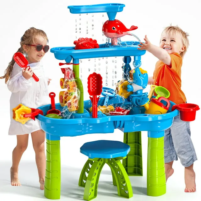 Temi Kids Sand Water Table 3-Tier