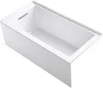 Kohler K-1956-LA Underscore 60" x 30" Alcove Bath, Left Drain - White