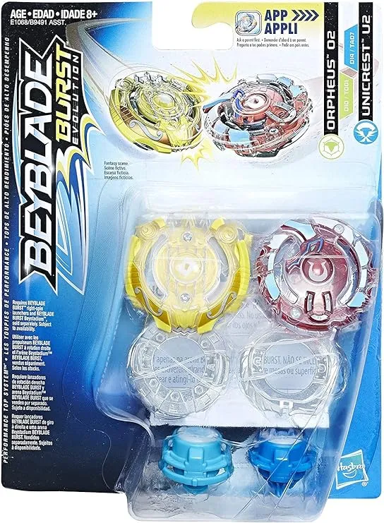 Beyblade Burst Evolution Dual Pack Orpheus Unicrest