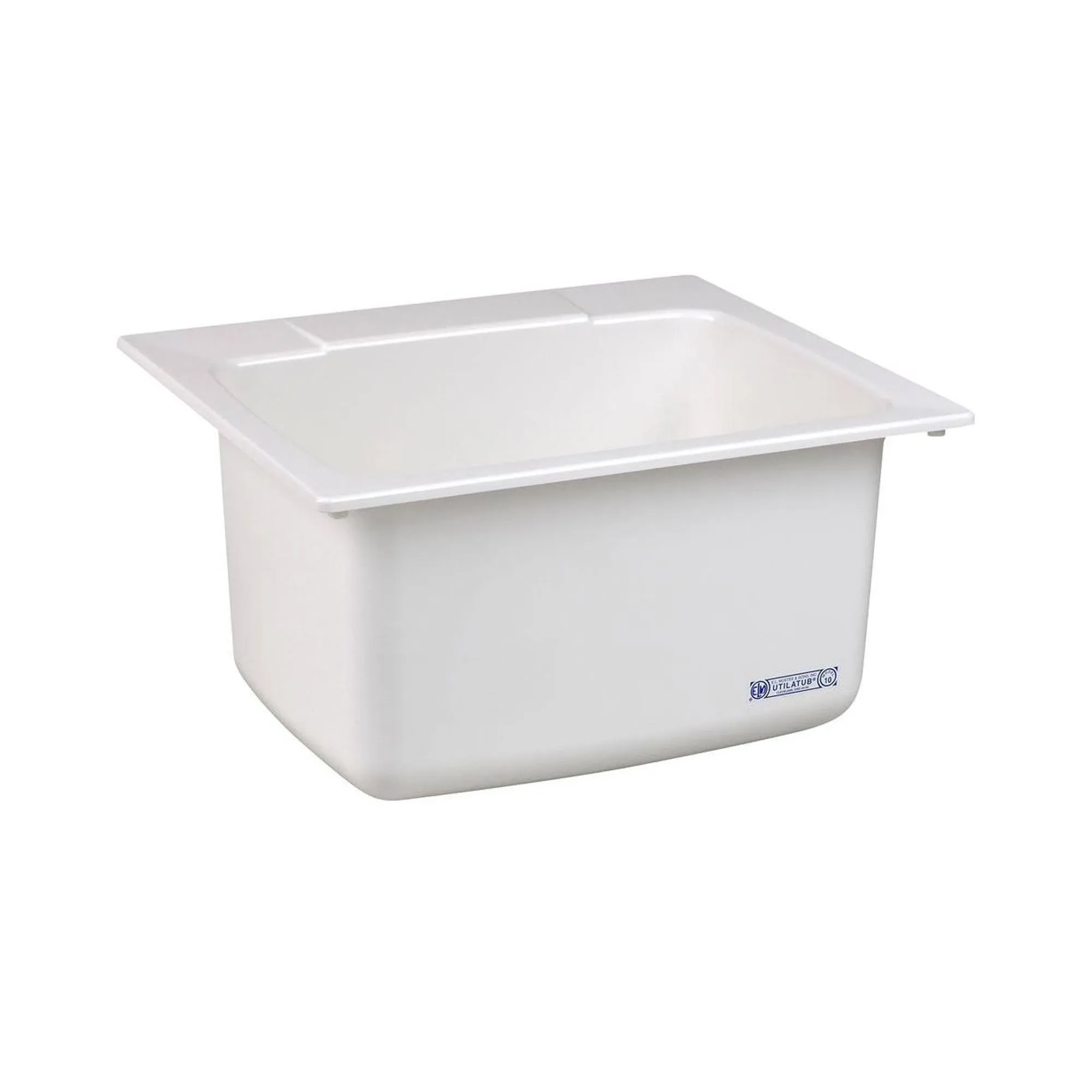 Mustee 10 Utility Sink 22-Inch x 25-Inch White